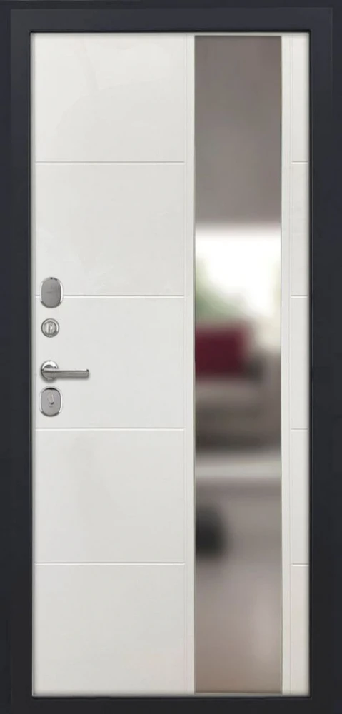 Входная дверь ДвериПРО Л-3б ФЛЗ-649 Капучино (зеркало) DPRO226096 внутренняя сторона